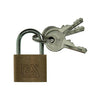 Mack 1014071 - hangslot met cilinder messing 20 mm | 10 stuks