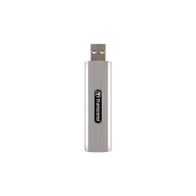 Transcend ts2tesd320a esd320a external ssd, 2 tb, usb 10gbps, type-a, 1050 950 mb s, silver
