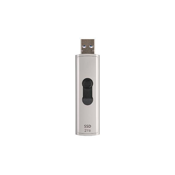 Transcend ts2tesd320a esd320a external ssd, 2 tb, usb 10gbps, type-a, 1050 950 mb s, silver