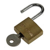 Mack 1014071 - hangslot met cilinder messing 20 mm | 10 stuks