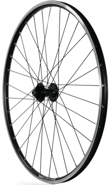 Rodi wielset skorpion 27,5 - 36 spaaks - 8 9 10 11 speed - zwart - quick release