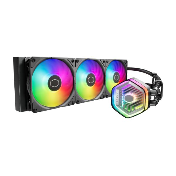 Cooler master mlx-d36m-a25pz-rw masterliquid 360 atmos, 3x 120mm argb white, 690-2500 rpm ± 10%