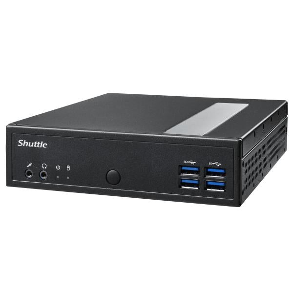 Shuttle shuttle dl30n intel n100 fanless 1-litre pc ddr5 hdmi 2.0b, 1× displayport 1.4, 1× vga