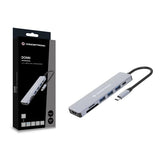 Conceptronic donn19g 7-in-1 usb 3.2 gen 1 docking station, hdmi, usb-a 3.0 x 3, sd, tf microsd, 100w - afbeelding 2