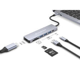 Conceptronic donn19g 7-in-1 usb 3.2 gen 1 docking station, hdmi, usb-a 3.0 x 3, sd, tf microsd, 100w - afbeelding 5