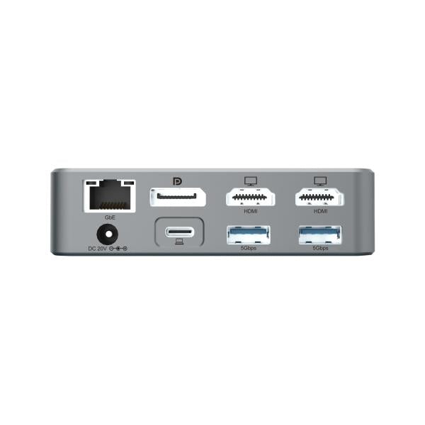 Conceptronic donn25g 15-in-1 displaylink usb 3.2 gen 2 docking station, type-c 10 gbps, usb-a x2