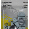 Mack 1014105 - 2 draaikrukschuiven verzinkt a 20 - b 13 mm | 5 stuks