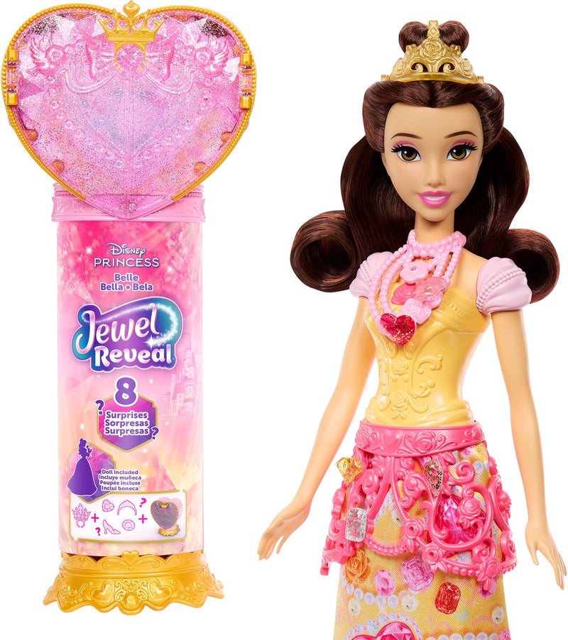 Mattel disney princess jewel reveal belle - modepop