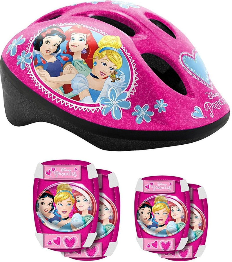 Disney skate - skeelers - fiets - beschermset princess roze 5-delig xs