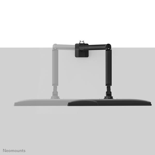 Neomounts neomounts desk monitor arm, clamp grommet, 9 kg, 43.2 cm (17 ) 88.9 cm (35 ) 100 x 100 mm, black