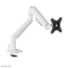 Neomounts neomounts desk monitor arm, clamp grommet, 9 kg, 43.2 cm (17 ) 88.9 cm (35 ) 100 x 100 mm, white