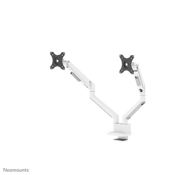 Neomounts neomounts desk monitor arm, clamp grommet, 43.2 cm (17 ) 88.9 cm (35 ) 100 x 100 mm, height adjust