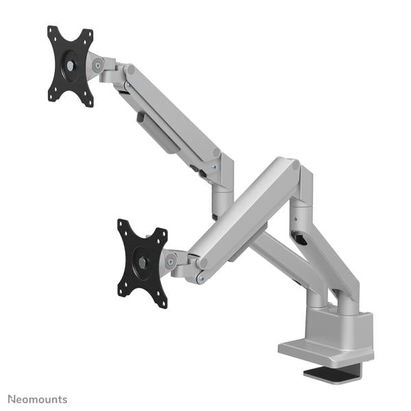 Neomounts neomounts desk monitor arm, clamp grommet, 43.2 cm (17 ) 88.9 cm (35 ) 100 x 100 mm, height adjust