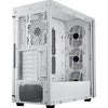 Cooler master masterbox 600 midi tower behuizing (wit | 2x usb-a | 1x usb-c | rgb | tempered glass)
