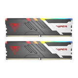 Patriot viper venom rgb 64 gb ddr5-6000 (2x 32 gb) werkgeheugen (zwart, pvvr564g600c30k, xmp, expo) - afbeelding 1