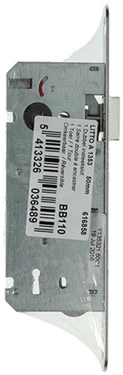 Yale 1014136 - 1 dubbel insteekslot omkeerb. l r a1353 50mm | 3 stuks