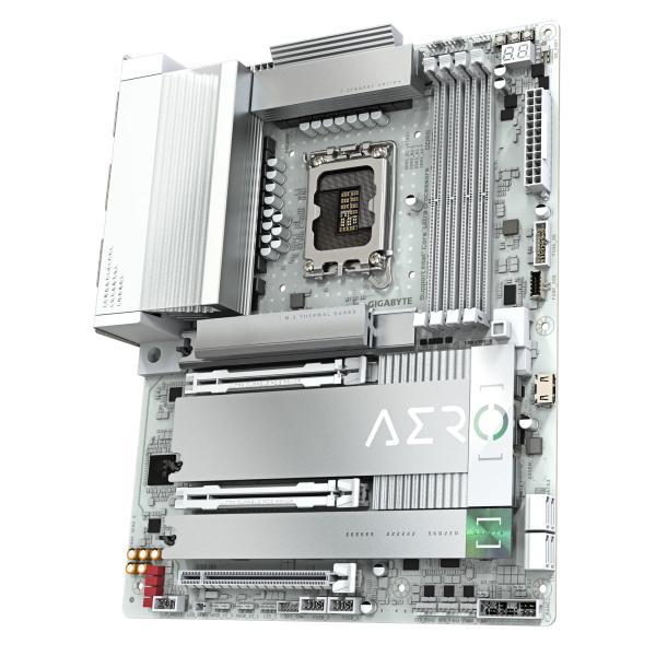 Gigabyte gigabyte z890 aero g, atx, lga1851, intel® core™ ultra, 4x ddr5, 2.5 gbe x2, wi-fi 7, usb4, white