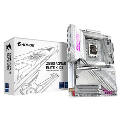 Gigabyte gigabyte z890 a elite x ice, atx, lga1851, intel® core™ ultra, 4x ddr5, 2.5 gbe, wi-fi 7, usb4