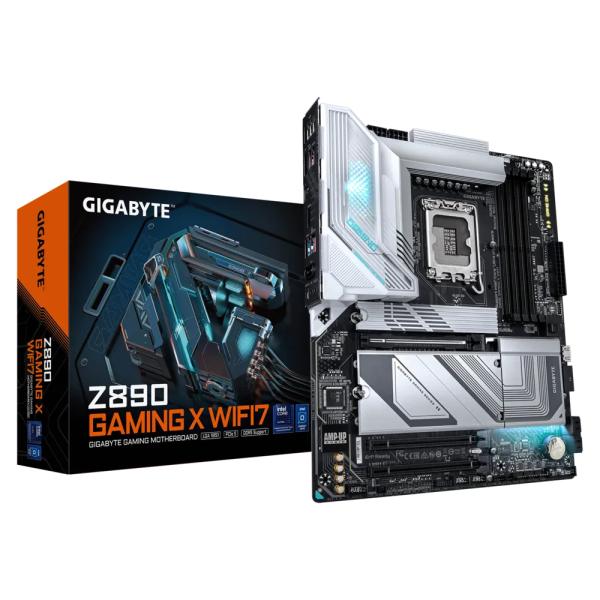 Gigabyte gigabyte z890 gaming x wifi7, atx, lga1851, intel® core™ ultra, 4x ddr5, 2.5 gbe, wi-fi 7, usb 4