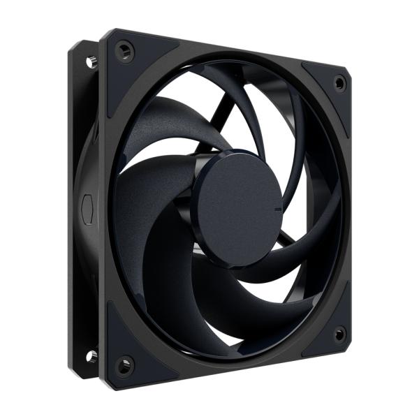 Cooler master mobius 120 black edition case fan (zwart, 120 x 120 x 25 mm, pwm)