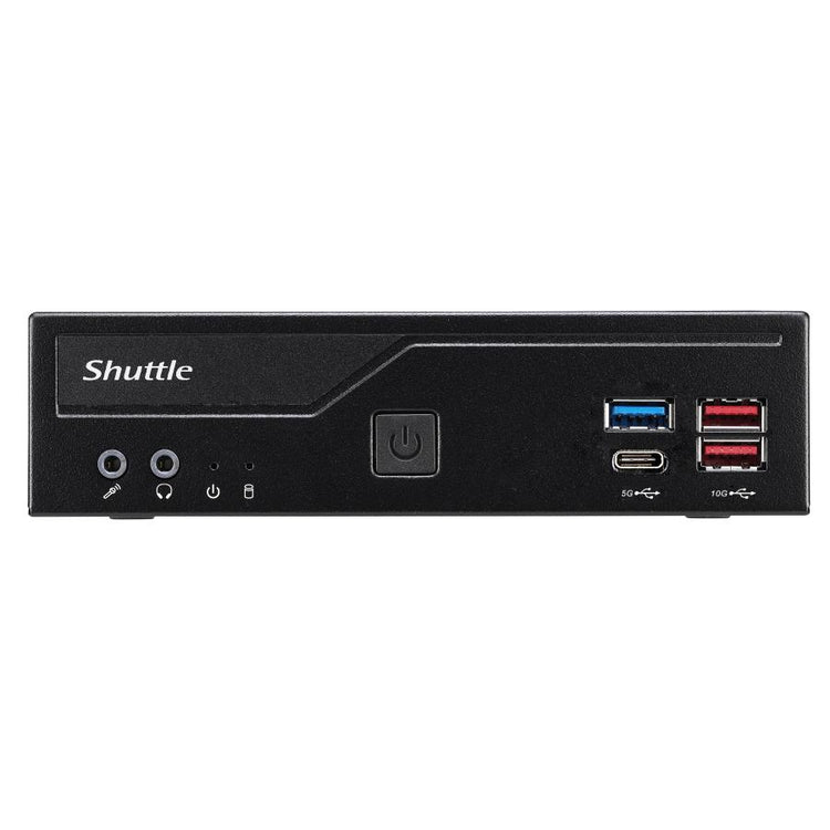 Shuttle dh770 mini pc barebone, 1.35l, lga 1700, intel h770, ddr5-sdram, 2x 2.5g lan, 2x m.2, 24 7