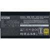 Cooler master mpe-8501-afaag-3eeu mwe gold 850 v2 atx3.1 black, 850w, 90% @typ, 120mm, 4x pcie 6+2
