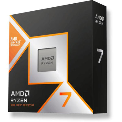 Amd 100-100001084wof ryzen 7 9800x3d cpu, am5, 8c 16t, 4.7 5.2 ghz, 96mb, 120w, boxed