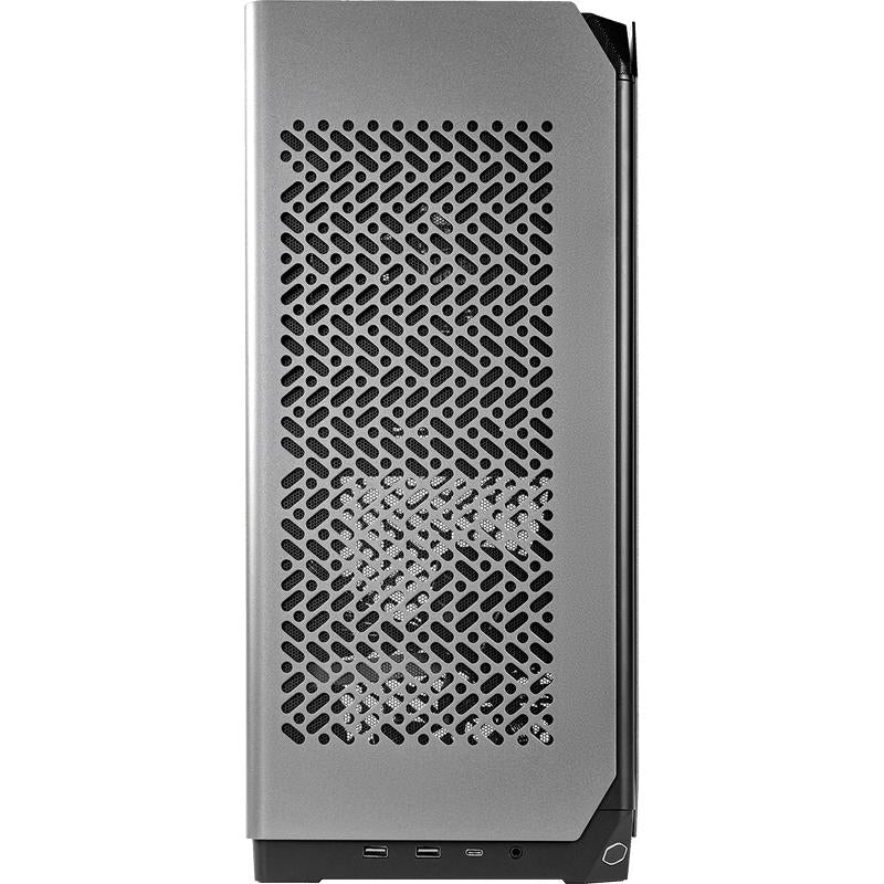 Cooler master ncore 100 max mini tower behuizing (donkergrijs | 2x usb-a | 1x usb-c)