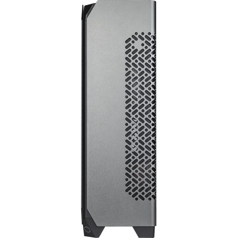 Cooler master ncore 100 max mini tower behuizing (donkergrijs | 2x usb-a | 1x usb-c)