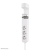 Neomounts ds22-840wh6 desk socket with clamp, 1.4 m, indoor, type f, plastic, white, power delivery