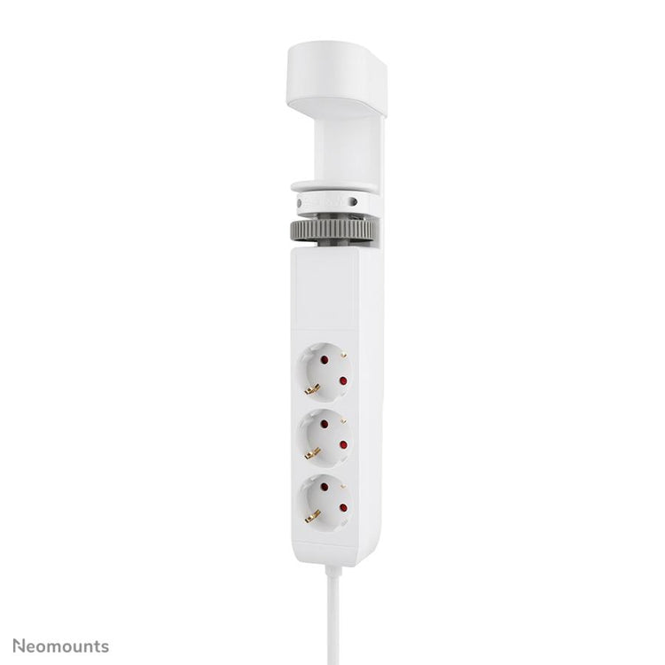 Neomounts ds22-840wh6 desk socket with clamp, 1.4 m, indoor, type f, plastic, white, power delivery