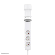 Neomounts ds22-840wh6 desk socket with clamp, 1.4 m, indoor, type f, plastic, white, power delivery - afbeelding 3