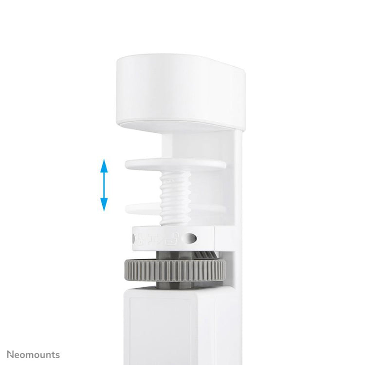 Neomounts ds22-840wh6 desk socket with clamp, 1.4 m, indoor, type f, plastic, white, power delivery