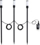 Eglo zancaro grondpin buiten - led - 60 cm - zwart wit