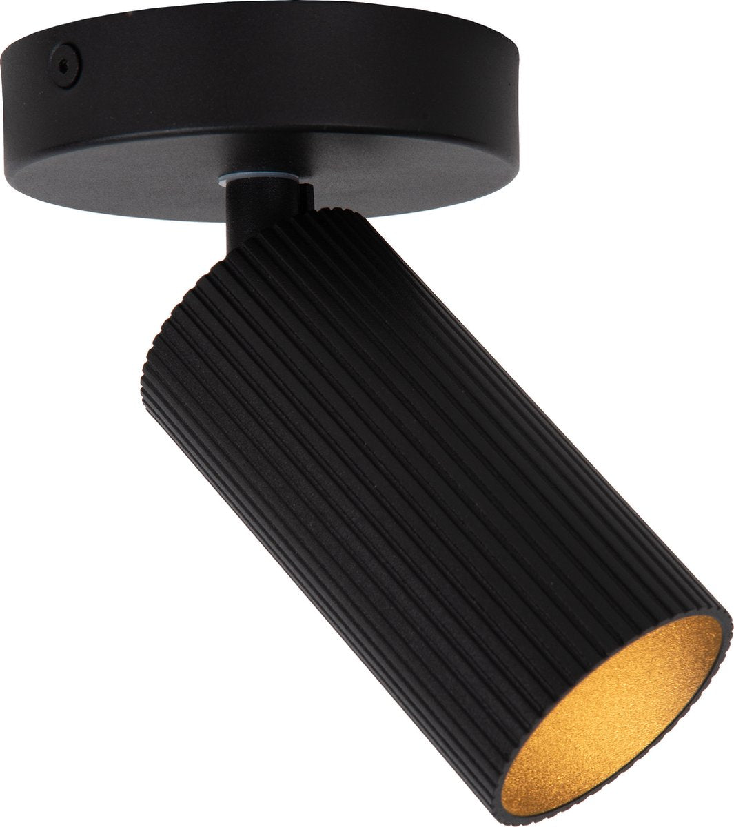 Lucide clubs - plafondspot (plafondlamp) - 1xgu10 - zwart