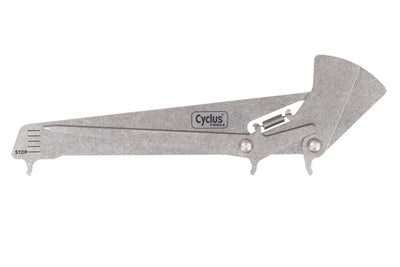 Buzaglo kettingslijtagemeter cyclus alle kettingen incl. sram flattop - zilver