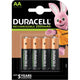 Duracell batterij aa 2500mah 1,2v oplaadbaar (4st)