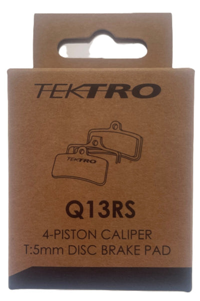 Tektro schijfremblokken brake pads q13rs resin 5mm