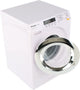 Klein toys miele wasmachine - 18,5x26x18 cm - incl. roterende trommel, watertoevoer, waterafvoer en geluidseffecten - wit