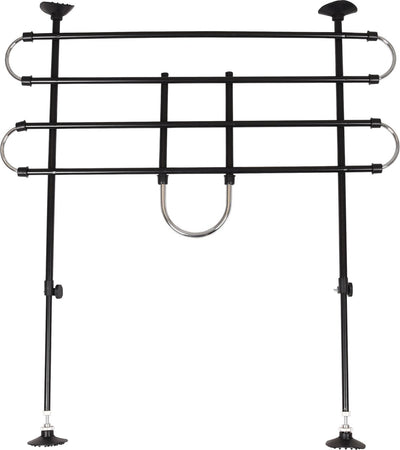 Flamingo autoveiligheidsrek eduard – verstelbaar 90-140 cm breed x 65-110 cm hoog – zwart – veilig reizen met honden
