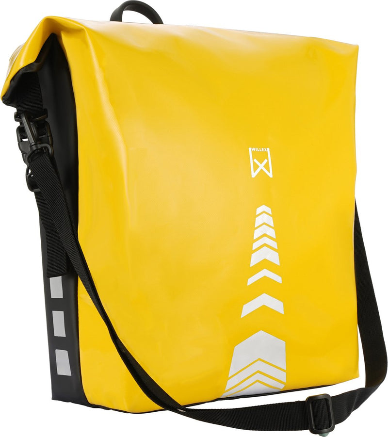 Willex - enkele tas - 17 liter - rol vouw sluiting - afsluitbaar - met schouderband - sportief