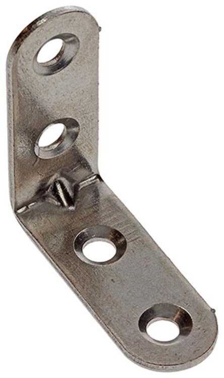 Mack 1013712 - 4 stoelwinkelhaken inox 40x40mm | 10 stuks