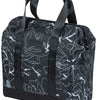 Basil fietsshopper grand flower mik 23l 12 x 35 x 35 cm - zwart