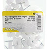 Mack 1013740 - 50 plankdragers + nagel wit ø 10 mm | 10 stuks