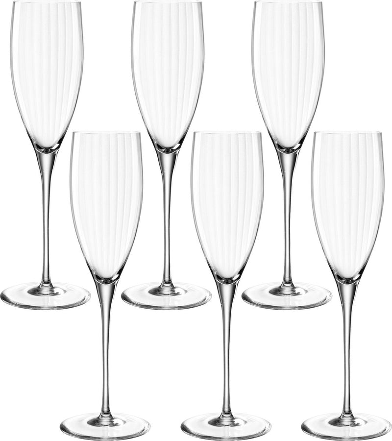 Leonardo poesia champagneglas 250ml - set 6