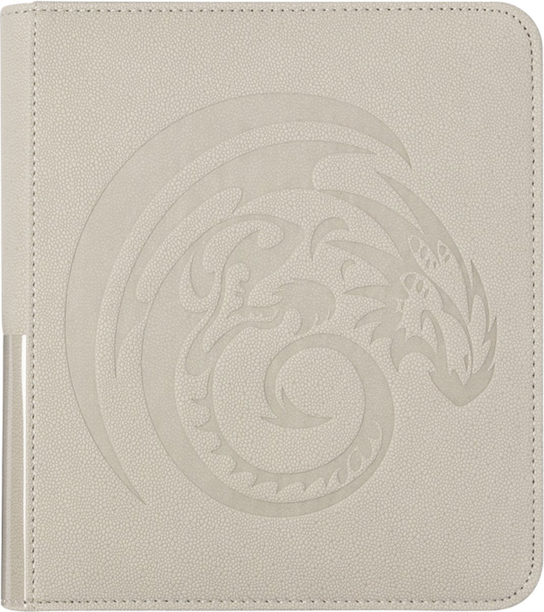 Arcane tinmen dragon shield - zipster binder 160: ashen white