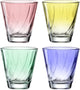 Leonardo twist drinkglas 215ml assorti - set 4