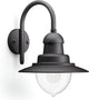 Philips led philips raindrop buitenwandlamp - 1-lichts - zwart