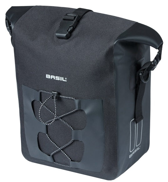 Basil tas navigator m enkel zwart | mik hooks | 15l