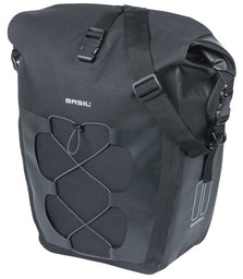 Basil enkele tas navigator waterproof l mik 25-31l 14 x 26 x 42 cm - zwart